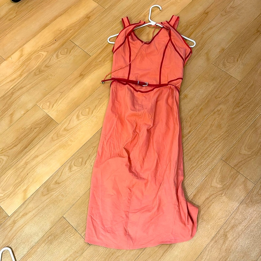 Max Mara Sportmax Salmon Dress v cut
